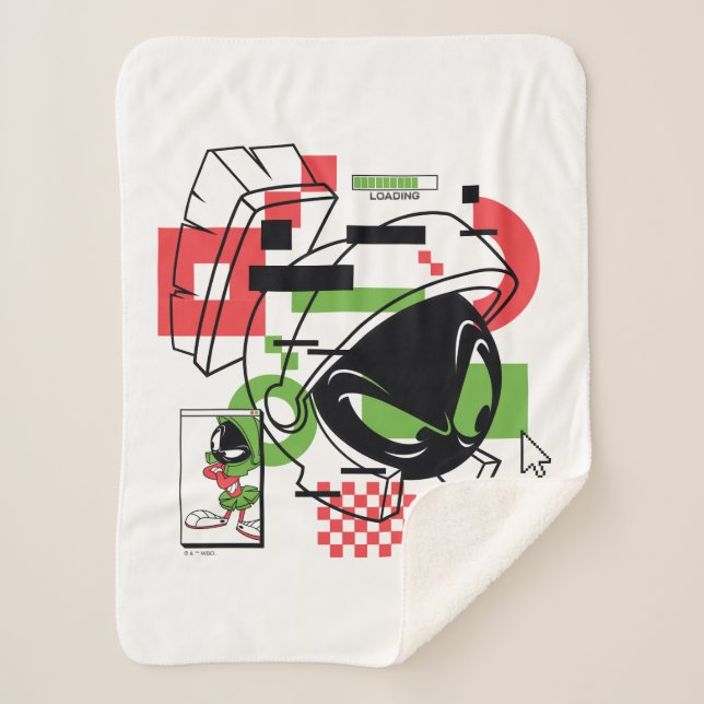 Manta Sherpa MARVIN THE MARTIAN™ Glitch (Anverso)