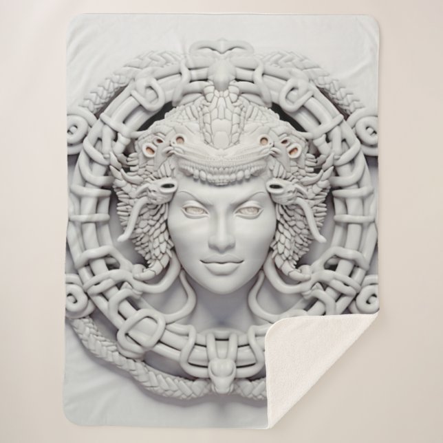 Manta Sherpa Masa Medusa clásica (Anverso)