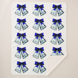 Manta Sherpa Masa Sherpa de Bells Plateadas