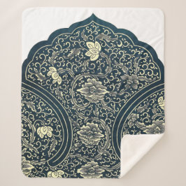 Manta Sherpa Masa Sherpa del patrón de ornamentos chino