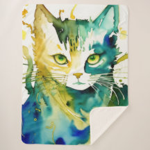 Masa Sherpa Green Cat