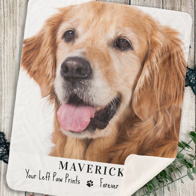 Manta Sherpa Mascota Memorial Dog Sympathy Gito Personalizado P (Subido por el creador)