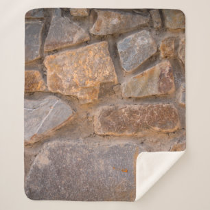 Manta Sherpa Masonería natural de piedra abstracta, antigua, an