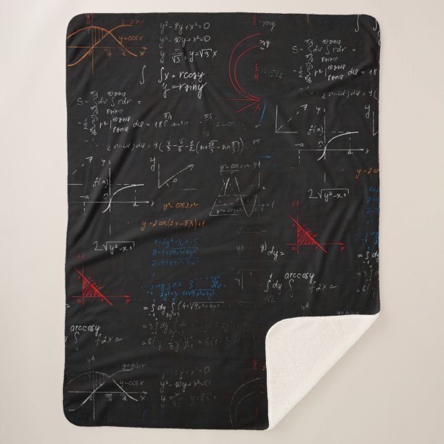 Manta Sherpa Math Blanket (Anverso)