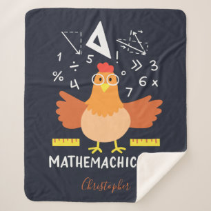 Manta Sherpa Math Chicken Funny Mathemachicken Personalizado