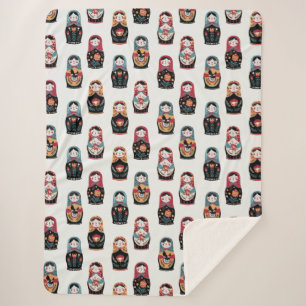 Manta Sherpa Matreshka Sherpa Blanket