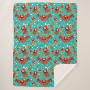 Manta Sherpa Matreshka Sherpa Blanket