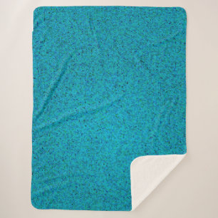 Manta Sherpa Matrícula para el Sherpa Turquoise