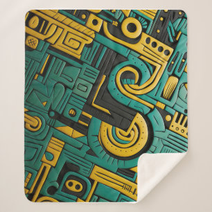 Manta Sherpa Matriz de Esmeraldas de Ankara Africana