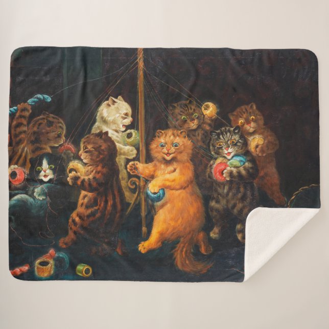Manta Sherpa Maypole | Louis Wain | (Anverso (horizontal))