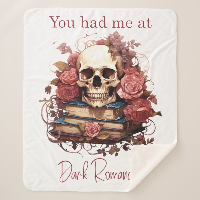 Manta Sherpa Me conquistaste con Dark Romance (Anverso)