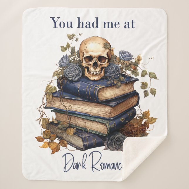 Manta Sherpa Me conquistaste con Dark Romance (Anverso)