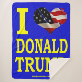 MANTA SHERPA ME ENCANTA DONALD TRUMP