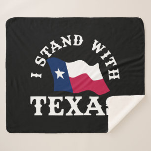 Manta Sherpa Me mantengo con Texas