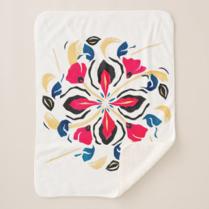 Manta Sherpa Medicina para animales del Raven Mandala Sherpa Bl
