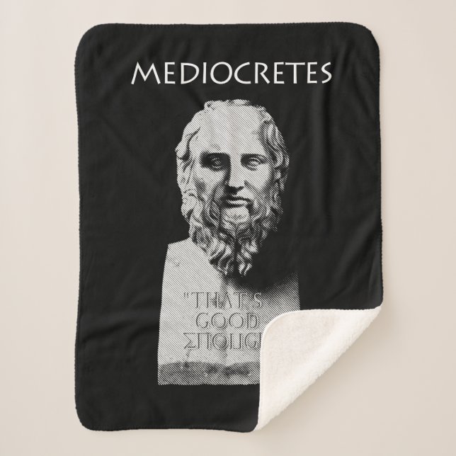 Manta Sherpa Mediocretas (filósofo del mediocre) (Anverso)