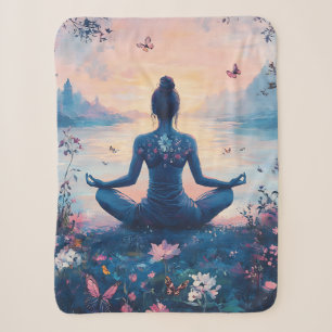 Manta Sherpa Meditación Serena al Amanecer (2)