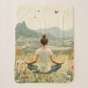 Manta Sherpa Meditación Serena al Amanecer (6)