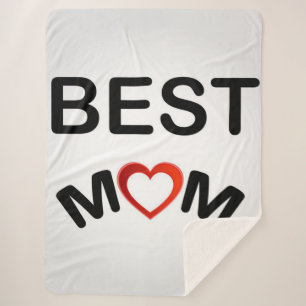 Manta Sherpa Mejor madre   Personalizado Para Mi Mamá
