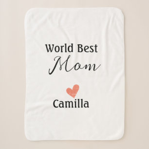 Manta Sherpa Mejor mamá del mundo feliz día de la madre abuela