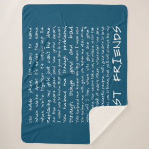 Manta Sherpa Mejores amigos