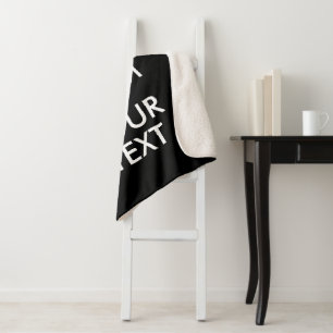 Manta Sherpa Meme de Internet personalizado MANTENER CALMA y TU