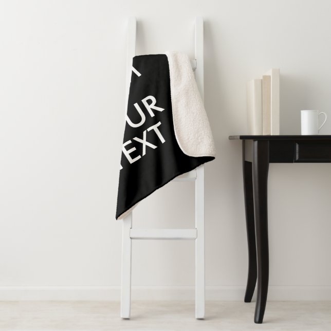 Manta Sherpa Meme de Internet personalizado MANTENER CALMA y TU (In situ)