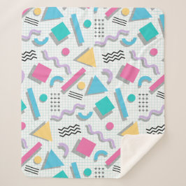 Manta Sherpa Memphis Shapes