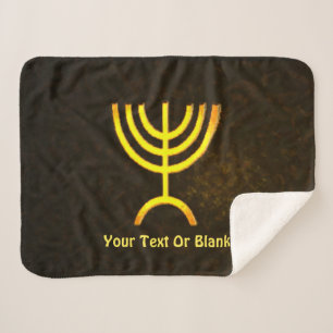 Manta Sherpa Menorah Flame