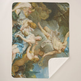 Manta Sherpa Mercurio confiando el bebé Baccus a las ninfas