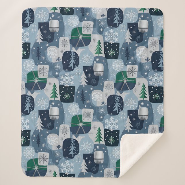 Manta Sherpa Merry & Bright (Anverso)