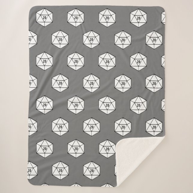 Manta Sherpa Mesas y dragones (Anverso)