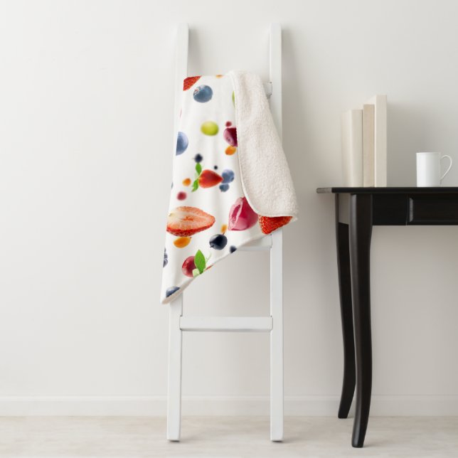 Manta Sherpa Mezcla de frutas (In situ)