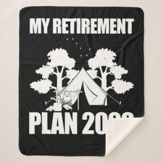 Manta Sherpa Mi regalo Personalizado del plan de retiro 2020