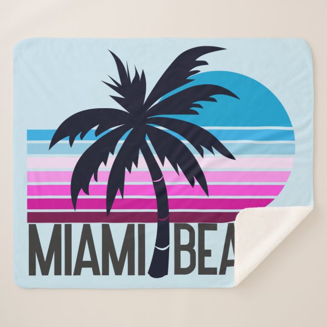 Manta Sherpa Miami Beach (Anverso (horizontal))
