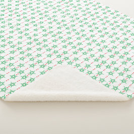 Manta Sherpa Mid Mod Garland Sherpa Blanket (3 tamaños)