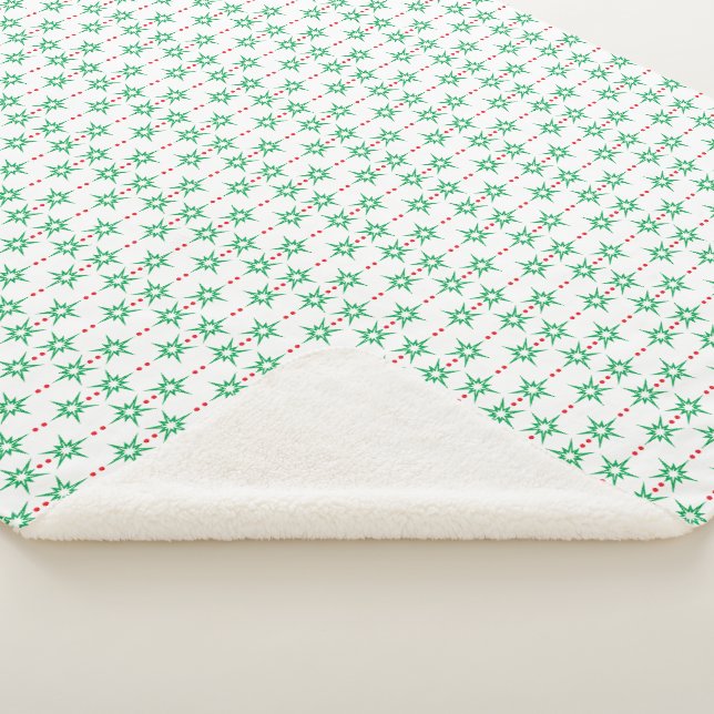 Manta Sherpa Mid Mod Garland Sherpa Blanket (3 tamaños) (3/4)