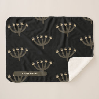 Manta Sherpa Mimosa Floral Bonita Personalizable