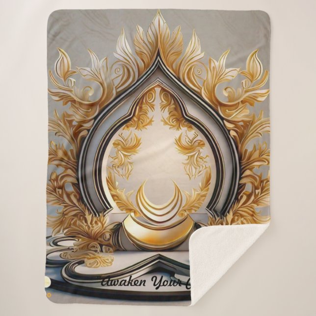 Manta Sherpa "Mindful Inner Reflection" (Anverso)