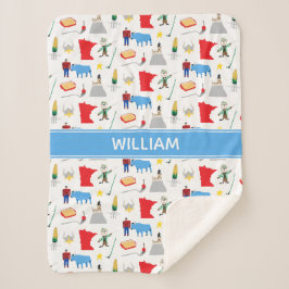 Manta Sherpa Minnesota Sherpa Blanket