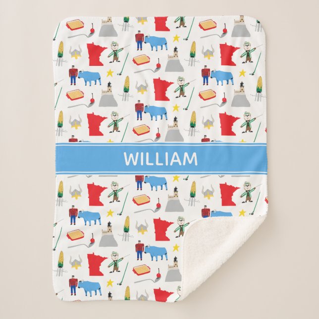 Manta Sherpa Minnesota Sherpa Blanket (Anverso)