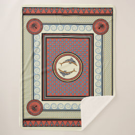 Manta Sherpa Minoan Palace Sherpa Blanket