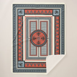 Manta Sherpa Minos' Hearth: Minoan Palace Sherpa Blanket