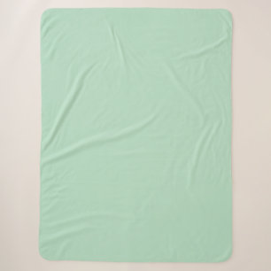 Manta Sherpa Mint Green Cosy Sherpa Blanket