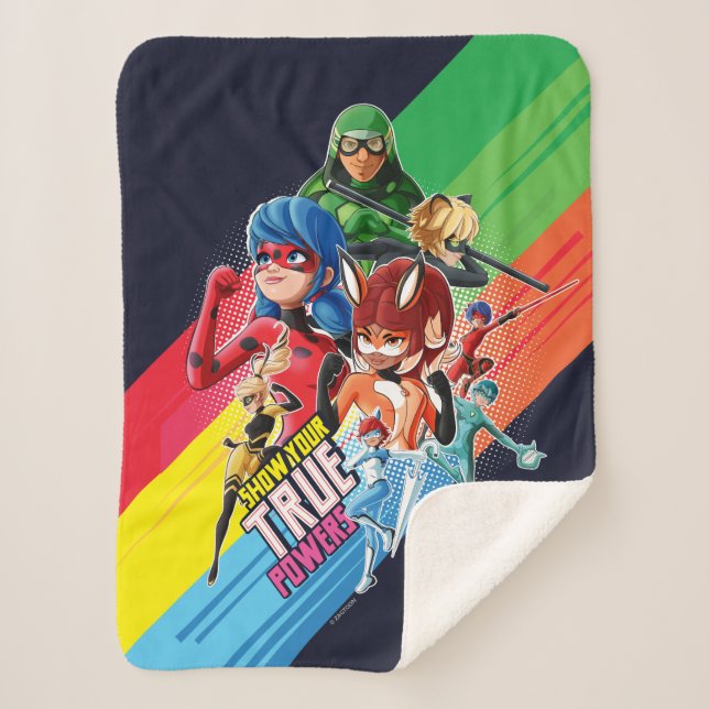 Manta Sherpa Miracularmente Mostrar Tus Verdaderos Poderes (Anverso)