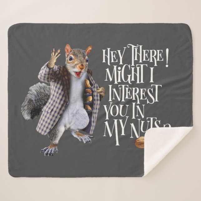 Manta Sherpa Mis nueces de ardilla (Anverso (horizontal))