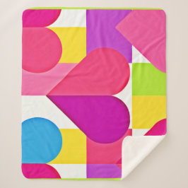 Manta Sherpa Moda Amor Elegancia: Bliss romántico