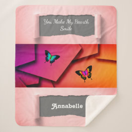 Manta Sherpa Moda sublime Minimalismo artístico Inspirador