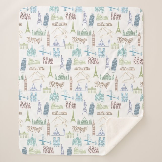 Manta Sherpa Modelo famoso de las señales (Anverso)