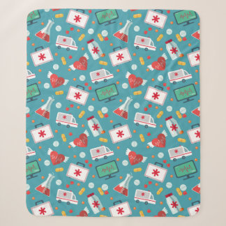 Manta Sherpa Modelo médico del icono